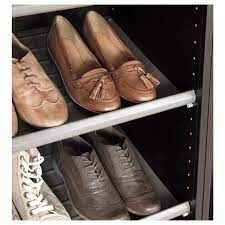We have a range of styles and types, including shoe racks that you can stack on top of each other to make even more space. Komplement Dark Grey Shoe Shelf 50x35 Cm Ikea