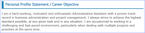 Personal statement or cv profile most modern cv's include a short introductory paragraph called also check out our blog on writing a personal profile for more help. Best Cv Personal Profile Examples Cv Plaza