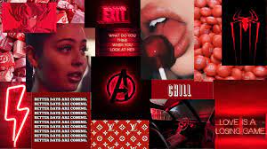 Red Aesthetic Collage Aesthetic Collage Red Aesthetic Better Days Are Coming