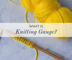 What Is Knitting Gauge Allfreeknitting Com