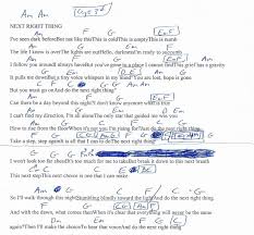 The Next Right Thing Frozen 2 Guitar Chord Chart Capo 3rd And Later Capo 4th Guitar Chord Chart Ukelele Songs Guitar Songs