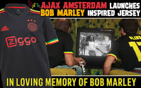 The kit, inspired by marley's song, three little birds, which has become the unofficial anthem for the amsterdam club, will be black and will feature the rastafarian colours of red, gold. Vve1kep4peqfam