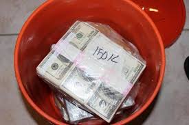 Since there are about 454 grams in 1 u.s. How Much Money Can You Stuff In A 5 Gallon Bucket Miami Herald