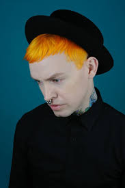 Black And Yellow Hair Men Golden Orange Man Hair Men Hair Color Mens Hair Colour Mens Hairstyles