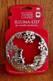 New Yankee Candle Illuma Lid Santa Merry Christmas Jar Candle Topper Accessory
