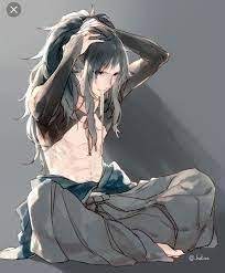 Pin By Linx Stargazer On Boy Ponytail Drawing Anime Boy Long Hair How To Draw Hair