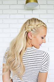 Celebrity hairstylist and braid expert sarah potempa show you exactly how to braid hair step 3: Half Up Braids With Mermaid Waves A Beautiful Mess