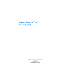 Crystal smart viewer for activex seagate windows 10 license: Crystal Reports 8 5 User S Guide Manualzz