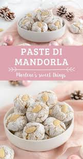Paste Di Mandorla Lecker Mandelkekse Marlenes Sweet Things Rezept Italienische Mandelkekse Mandelkekse Lebensmittel Essen