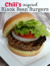 Chili S Inspired Black Bean Burgers Black Bean Burger Recipe Bean Burger Black Bean Burgers
