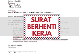 Contoh surat berhenti kerja bahasa melayu resign via www.pinterest.com. 15 Contoh Surat Rasmi Perletakan Jawatan 24 Jam Kumpulan Contoh Surat
