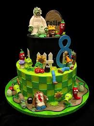Colin S Plants Vs Zombies Cake Zombie Cake Plants Vs Zombies Cake Zombie Birthday Cakes