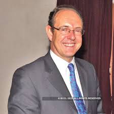 Sir James Bevan during the annual dinner hosted by Lord Khaled Hameed, in  Lucknow.