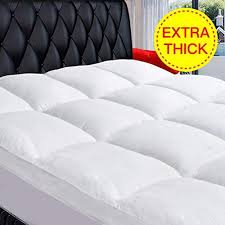 The King Mattress Topper Extra Thick Mattress Pad Cover Cooling Cotton Pillowtop 400tc Plush Top 8 21 Inch Deep Pocket Online Shopping In 2020 Mattress Pad Cover Mattress Pad King Mattress