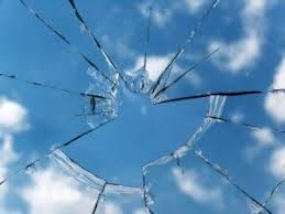 Break Through Your Glass Ceiling Broken Window Shattered Glass Glass Ceiling