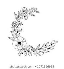Flower Design Hand Drawn Flowers Line Art Flowers Flower Drawing