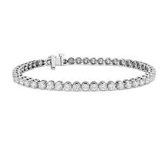 Black diamond beaded bracelet 18k white gold 0.48 tcw. Diamond Tennis Bracelet In 18k White Gold 5 Ct Tw Blue Nile