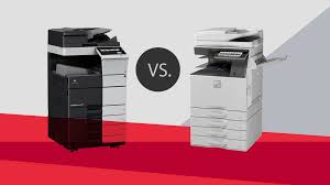 Print driver support page for microsoft windows 7/8. Comparison Sharp Vs Konica Minolta Color Copiers Les Olson Company