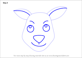 Learn How To Draw A Kangaroo Face For Kids Animal Faces For Kids Step By Step Drawing Tutorials How to draw kangaroos, step by step, drawing guide, by makangeni. to draw a kangaroo face for kids
