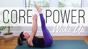 Don't have a lot of time? Core Power Wake Up Yoga With Adriene Youtube