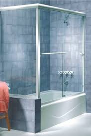 Modulr 1 pivot shower door tunnel 36 x 78 in. Custom Shower Door Installation Glass Doctor