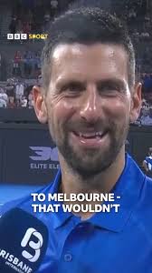 Novak Djokovic has a message for coach Andy Murray ahead of the Australian  Open. 😂⛷