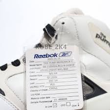 New Reebok Pump Bringback Rare Sample Stucco Pewter Vintage Us Men Sz 9 Reebok Pump New Reebok Pumps