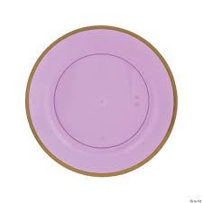 Find plastic disposable plates at the lowest price guaranteed. Premium Purple Plastic Dinner Plates With Gold Trim Oriental Trading