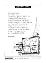 P erhaps is true, if it rains then. St Swithin S Day Poem Primary Ks1 Teaching Resource Scholastic