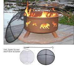 Keep your table, chair, dinning & grill protected year after year. Hand Crafted Rusty Patina Sojoe Styled Firepits Model F106 The Log Furniture Store