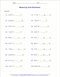 2 qts to fl oz conversion. Measuring Units Worksheet