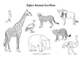 Free printable 8 safari animal coloring pages available in high quality image and pdf format. African Safari Savannah Printables For Primary School Sparklebox
