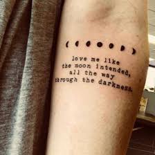 30 Minimalist Moon Phase Tattoo Ideas For Your Next Ink Love Quote Tattoos Moon Phases Tattoo Tattoo Quotes