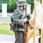Wwi german army soldier reenactment hi-res stock photography ...