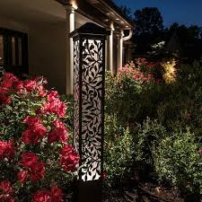 Volt 42 Leaf Tower Bollard Light 4 Lead Wire Aluminum Bronze Bollard Lighting Outdoor Landscape Lighting Diy Outdoor Lighting