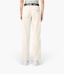 Dickies Women's Relaxed Fit Carpenter Pants in Cloud size 28 Regular