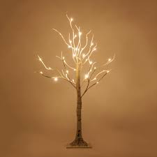 3 Ft Led White Birch Twig Tree Light 36 Warm White Led Lights Flexible Decorative Branches Indoor Covered Outdoor Low Voltage Walmart Com Tree Lighting White Led Lights Branch Decor