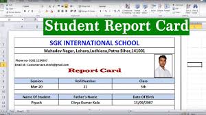 Once you've kept grades for a while, usually about 9 weeks, you'll want to create a homeschool report card! Create Student Report Card In Microsoft Excel Fully Automatic Youtube
