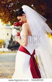 Featured here is one of our opal beaded belts by envogue, style bt1885. White Wedding Dress With Red Belt Images Illustrations Vectors Free Bigstock