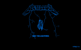 Fond d'écran et images gratuits de qualité par thèmes. Metallica Ride The Lightning Sparkle Wallpaper