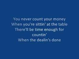 Kenny Rogers The Gambler Lyrics Youtube Best Old Songs Country Song Lyrics Oldies Music