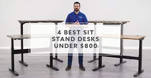 The apexdesk elite series 60 (starting at $599.99) is a sturdy, gorgeous standing desk available in two desktop sizes, both big enough to accommodate multiple monitors and devices. 4 Best Sit Stand Desks Under 800 For 2021 Expert Reviews