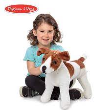 Amazon Com Melissa Doug Giant Jack Russell Terrier Lifelike Stuffed Animal Dog Over 12 Inches Tall Me Jack Russell Terrier Jack Russell Russell Terrier