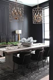 Black And Gray Dining Room Ideas Dark Dining Room Modern Ideas Black Dining Room Dining Room Colors Dining Room Decor Modern