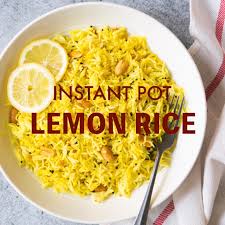 Flavorful Tangy And Crunchy Lemon Rice From South India Made As A One Pot Dish In Inst Video Indian Food Recipes Indian Food Recipes Vegetarian Indian Rice Recipes