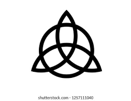 Triquetra Trinity Knot Hand Drawn Dot Stock Vector (Royalty Free) 785881042  | Shutterstock