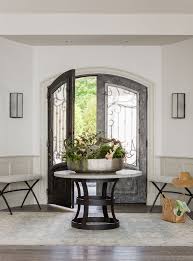 Main Entry Vestibule Round Foyer Table Round Entry Table Entrance Decor