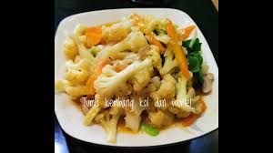 Lalu masukan garam, penyedap, gula dan saos tiram. Resep Tumis Sayur Kembang Kol Dan Wortel Youtube