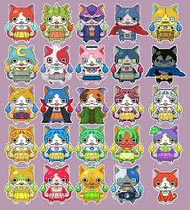 Jibanyan Espinyan Pelochinyan Hovernyan Goldenyan Shogunyan Buchinyan Sailornyan Robonyan Darkn Character Design Inspiration Yo Kai Watch 2 Pixel Art