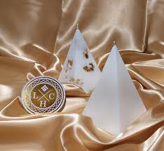 Pyramid Candle Scented Candles 100% Canadian Soy Wax Natural Soy Home Décor 